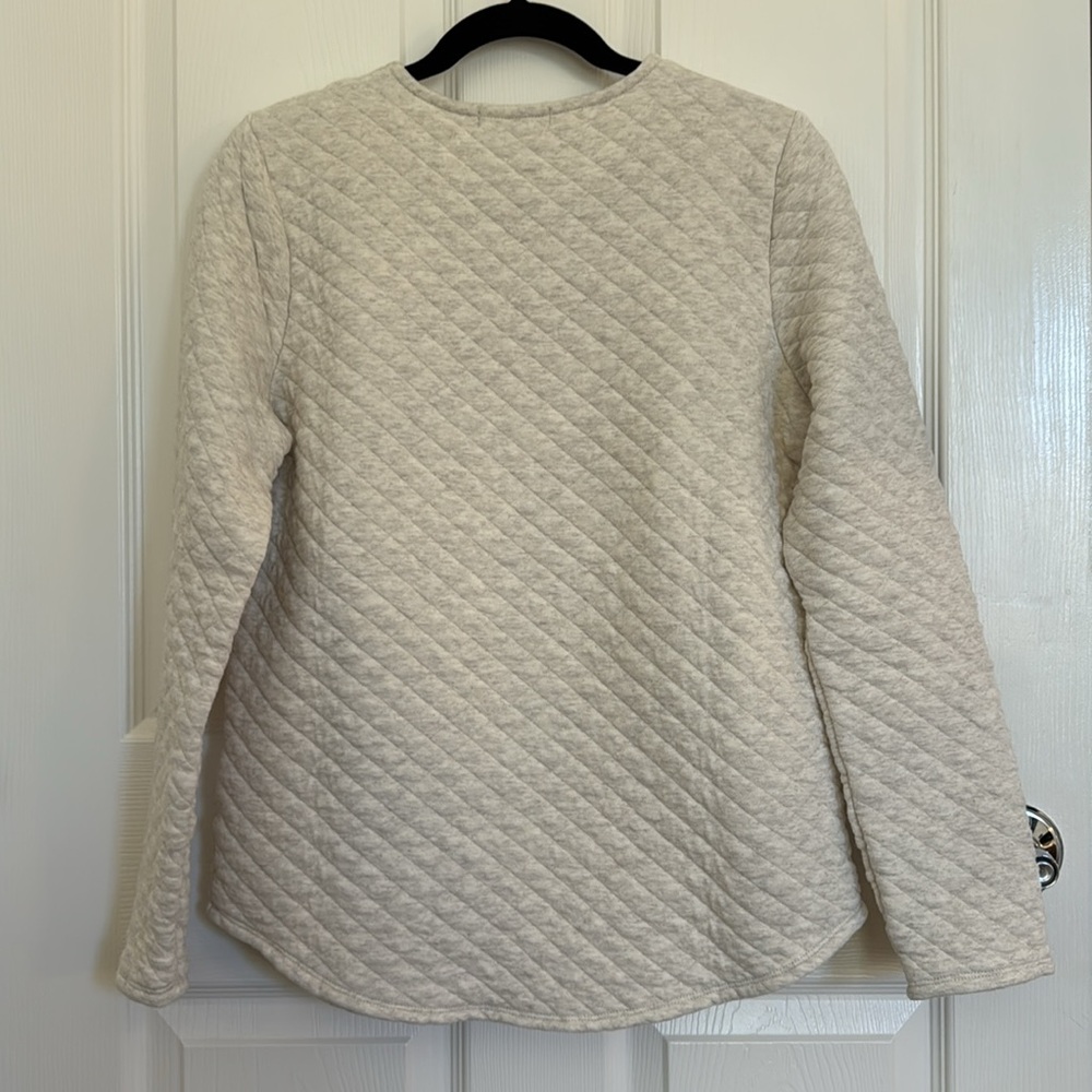 Orvis Quilted Pullover Sweatshirt Size Small - Picture 2 of 9